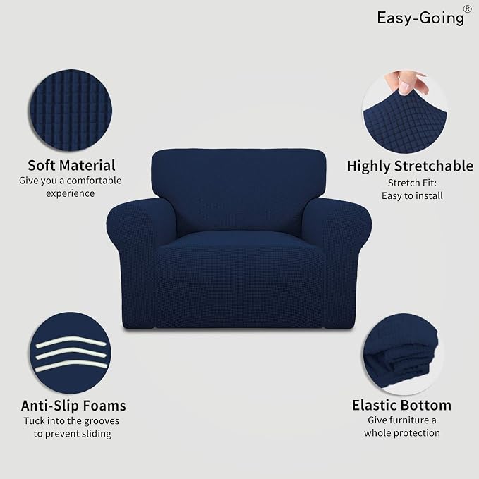 Easy-Going Stretch Oversized Chair Slipcover - Image 3