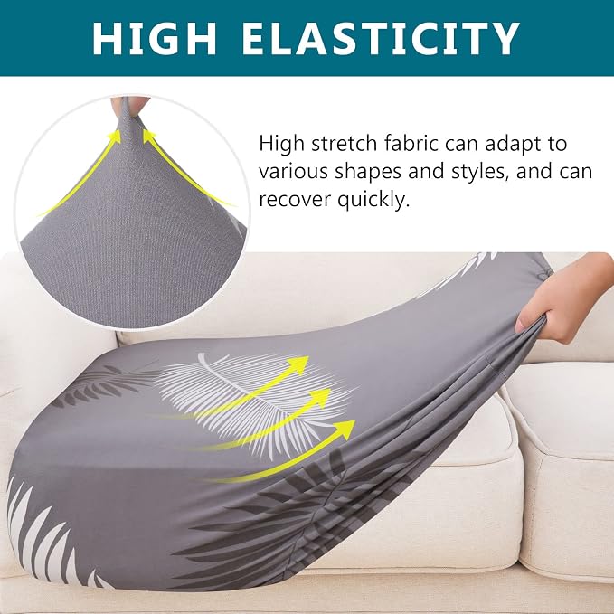 Printed Couch Cushion Covers, Sofa Covers Washable - Image 4