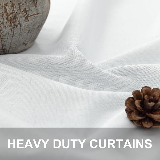 Black Out Curtains 72 Inch Long 6 ft Length 2 Panel Set Neutral Cute Blackout - Image 3