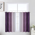 Purple and Greyish White Ombre Blackout Curtains by ESTELARTEXTILER