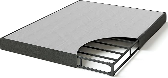 ZINUS 5 Inch King WonderBox(TM) Smart Box Spring, Quick Assembly Mattress Foundation, Durable Metal Frame, Grey