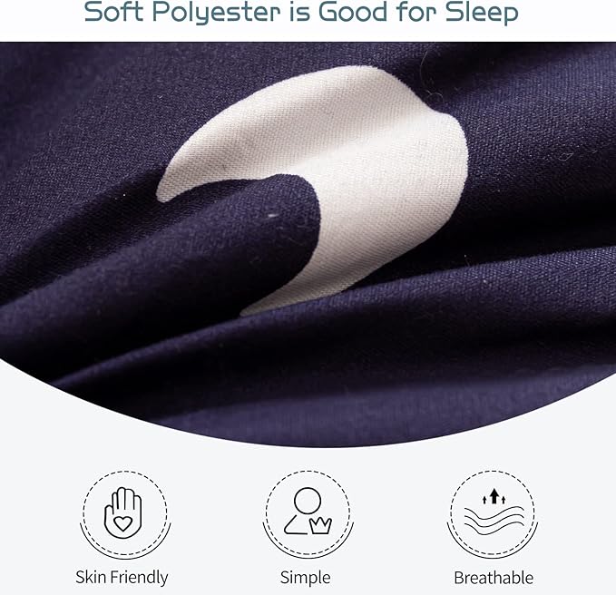 MAXYOYO Navy Star Futon Mattress, Padded Japanese Floor Mattress Quilted Bed Mattress Topper, Extra Thick Folding Sleeping Pad Breathable Floor Lounger Guest Bed for Camping Couch, Twin