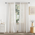 RYB HOME Extra Long Linen Curtains by RYBHOME