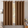 MIULEE 100% Blackout Linen Curtains by MIULEE