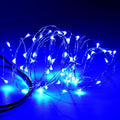 Karlling USB Plug in LED Fairy Lights,50 LED Bulbs 16 Ft Silver Wire Starry String Lights for Bedroom Patio Garden Party Wedding Commercial Lighting (Blue)