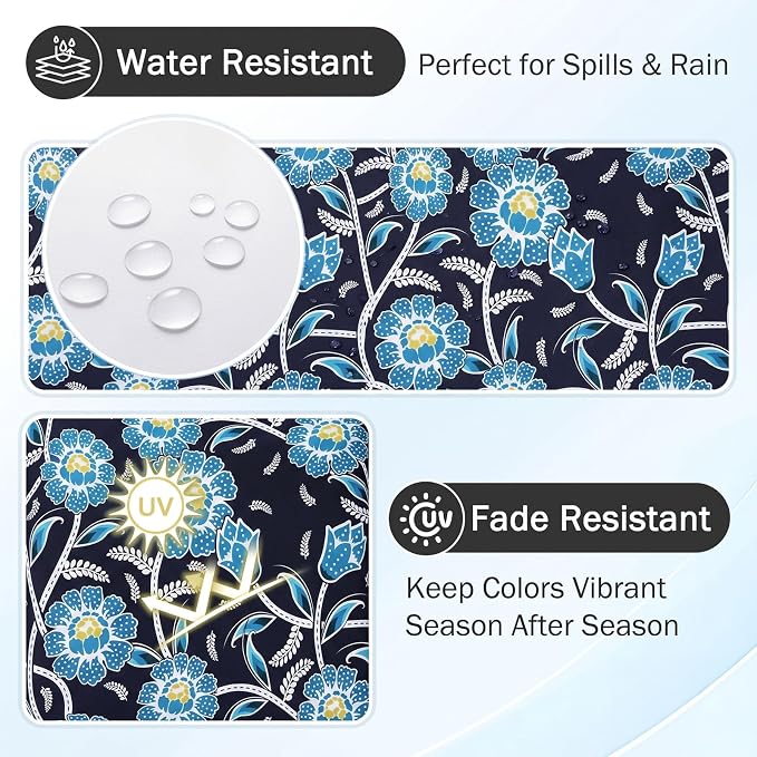 Waterproof Outdoor Cushion Covers, Stretch Patio Slipcovers | UV Resistant - Image 3