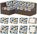 8Pcs Outdoor Cushion Covers, Stretch Patio Furniture Couch Chair Slipcovers | by VORSHAPE