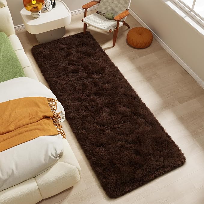 LOCHAS 2x6 Runner Rugs for Hallway, Fluffy Area Rugs for Bedroom - Image 2