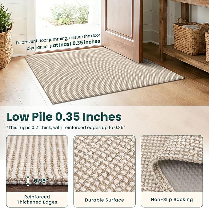 KOZYFLY 3x18 Runners Rugs for Hallway, Extra Long Washable Runner Rug, Non Slip - Image 4