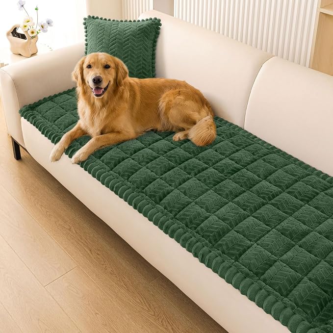 Smiry Couch Cover for Dogs, Non Slip Fuzzy Pet Sofa Covers Washable | Sofa by Smiry