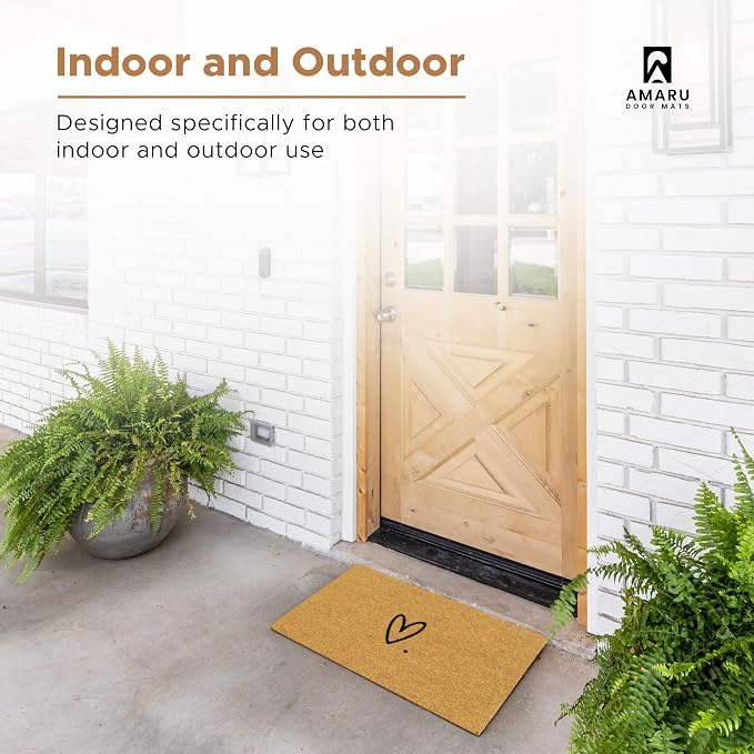 Coir Welcome Mat, 17 x 29 in | 100% Natural Coir, Anti-Shedding, Durable PVC - Image 5