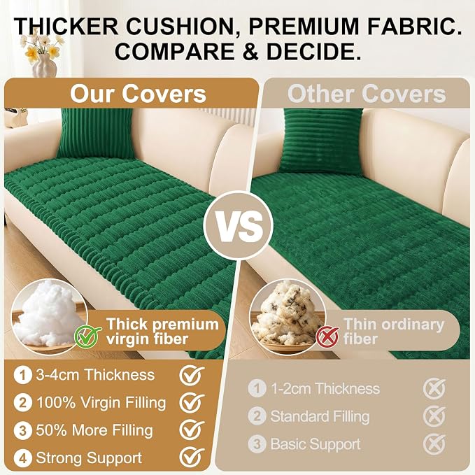 Smiry Couch Cover for Dogs, Non Slip Washable Sofa Protector for Pets | Soft - Image 5