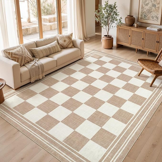 cotiled Boho 9x12 Area Rug for Living Room: Large Moroccan Washable Rug | Solve by COTILED