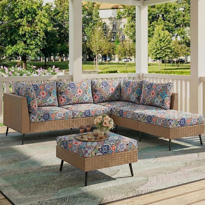 Printed Couch Cushion Covers, Sofa Covers Washable - Image 2