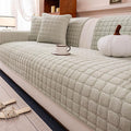 Velvet Couch Cover, Plush Sectional Sofa Cover Washable, Anti Slip Sofa by MDSASFD