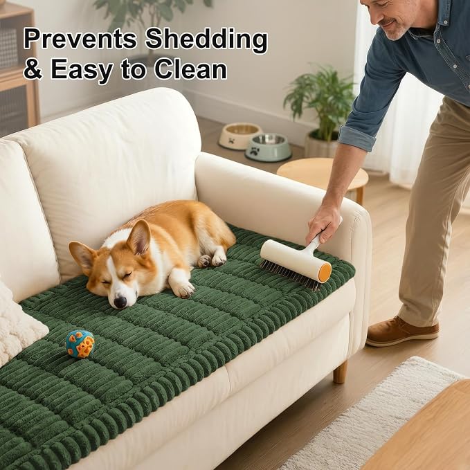 Smiry Couch Cover for Dogs, Non Slip Washable Sofa Protector for Pets | Soft - Image 7