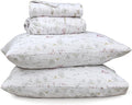 RUVANTI Flannel Sheets Queen Size - 100% Cotton Double Brushed Bed Sheets, Deep Pockets 16 Inches Queen Sheet Set, All Seasons Breathable & Extra Soft - Warm & Cozy, 4 Piece, Rustic Homestead