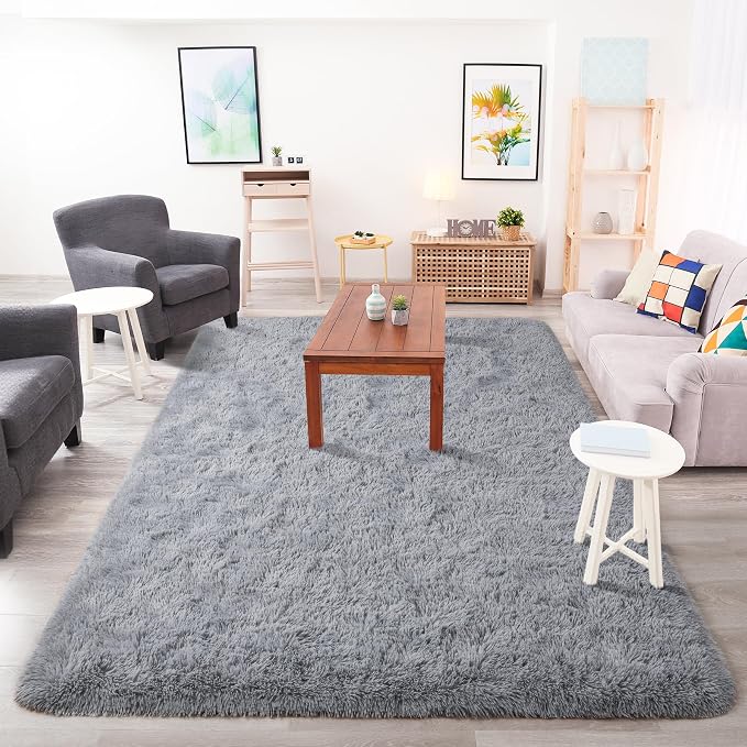 Chicrug Soft Area Rugs for Bedroom Living Room Plush Fluffy Rug 3x5 | Shag - Image 3