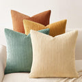 Topfinel 26x26 inch 4 Pack Decorative Throw Pillow Covers, Soft Velvet Modern by Topfinel