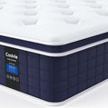 Coolvie Firm King Size Mattress 12 Inch for Adults, Hybrid King Mattress in a Box with Cooling Memory Foam, Pocket Spring for Motion Isolation, Extra Lumbar & Shoulder Support for Pain Relief, 80"x76"
