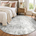 RELEANY Washable Round 8ft Area Rug by RELEANY