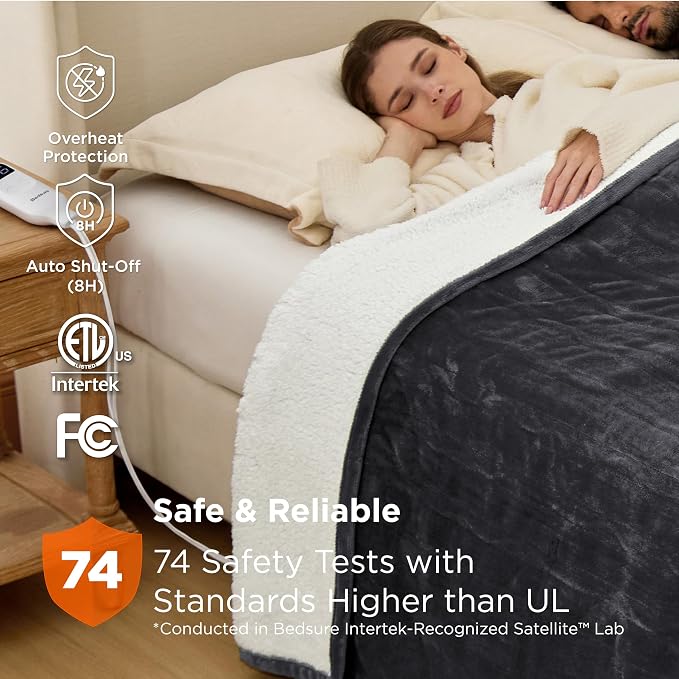 Bedsure Heated Blanket Full Size, Electric Blanket - Image 6