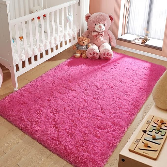 LOCHAS Area Rugs Fluffy Living Room Carpets - Image 3