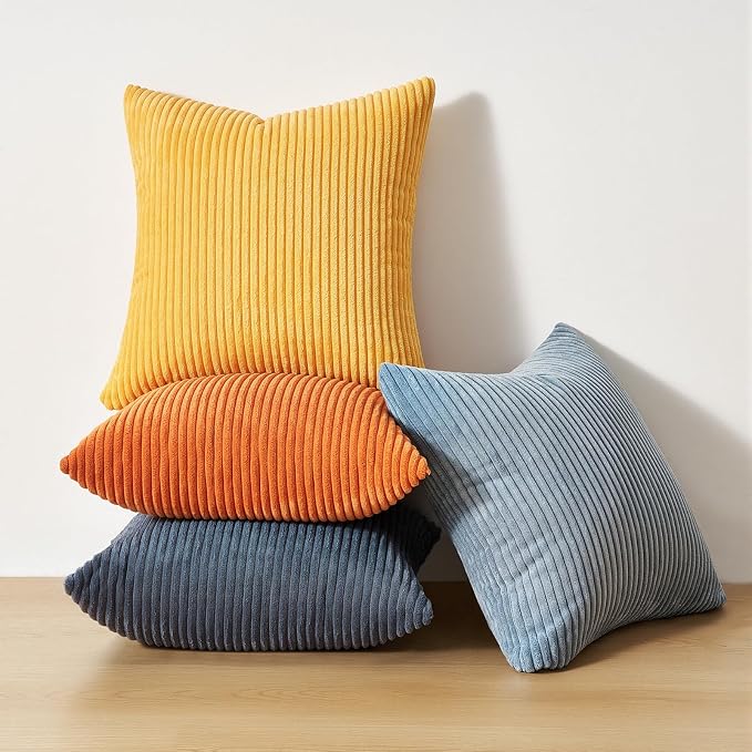Topfinel Boho Pillow Covers for Couch Bed Accent Modern Pillowcase Corduroy - Image 7