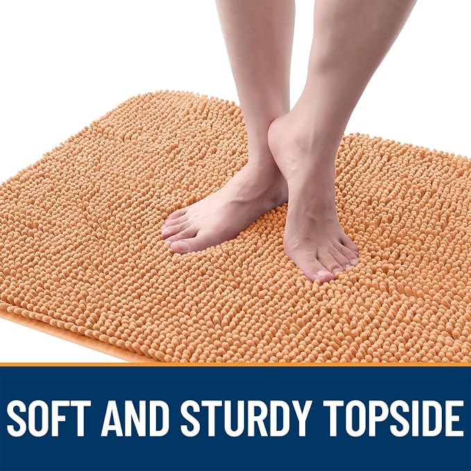 OLANLY Dog Door Mat for Muddy Paws 54x24, Super Absorbent Chenille Mud Mat | - Image 4