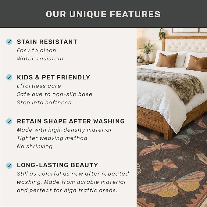 Dining Room Rugs for Under Table 6x9 - Image 7