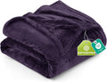 Utopia Bedding Ultra Soft Fleece Bed Blanket Queen Size Purple | Microfiber by UTOPIABEDDING