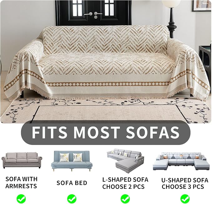 HAOMAIJIA Non Slip Couch Cover Sofa Covers - Image 5