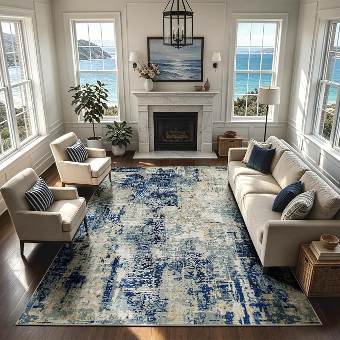 8x10 Washable Area Rug for Living Room, Dining Room, Playroom | Ultra Soft - Image 5