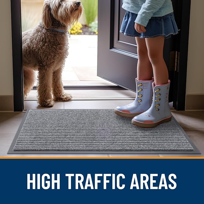 OLANLY Front Door Mat 71x30, Waterproof Heavy-Duty Indoor Outdoor Doormat | - Image 7