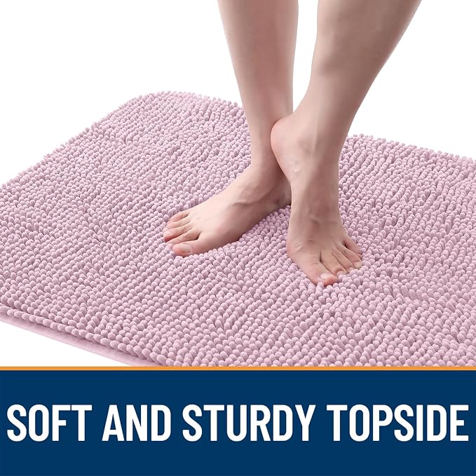 OLANLY Dog Door Mat for Muddy Paws 59x24, Super Absorbent Chenille Mud Mat | - Image 4