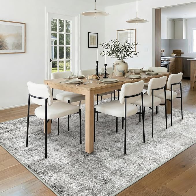 RELEANY Washable 10'x14' Abstract Area Rug - Image 3