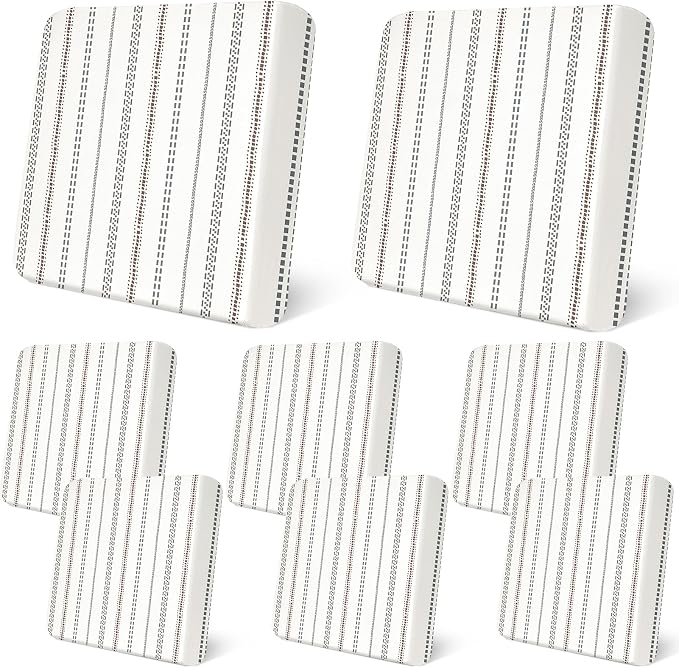 8Pcs Patio Cushion Covers Stretch Outdoor Furniture Protector Slipcovers | by pickyNproud