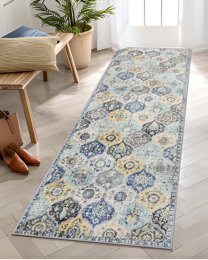 Lahome Moroccan Washable Hallway Runner by Lahome