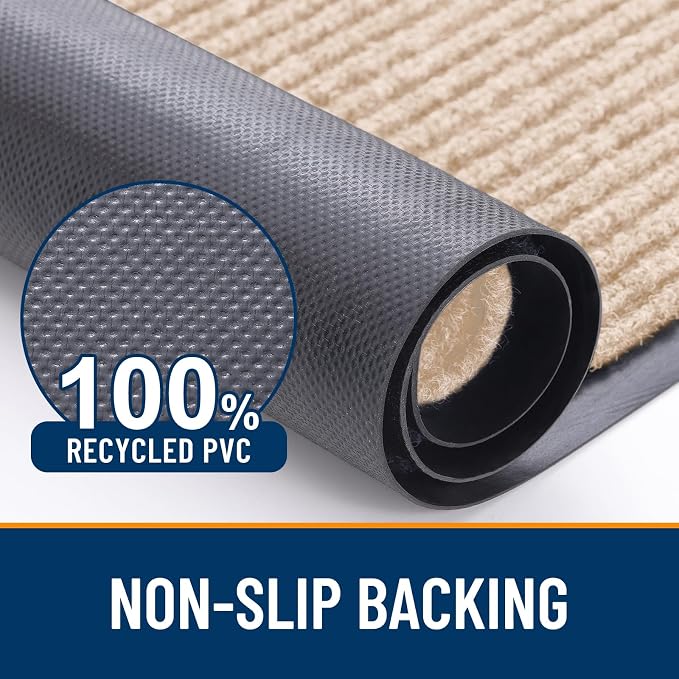 OLANLY Front Door Mat 71x34, Waterproof Heavy-Duty Indoor Outdoor Doormat | - Image 3