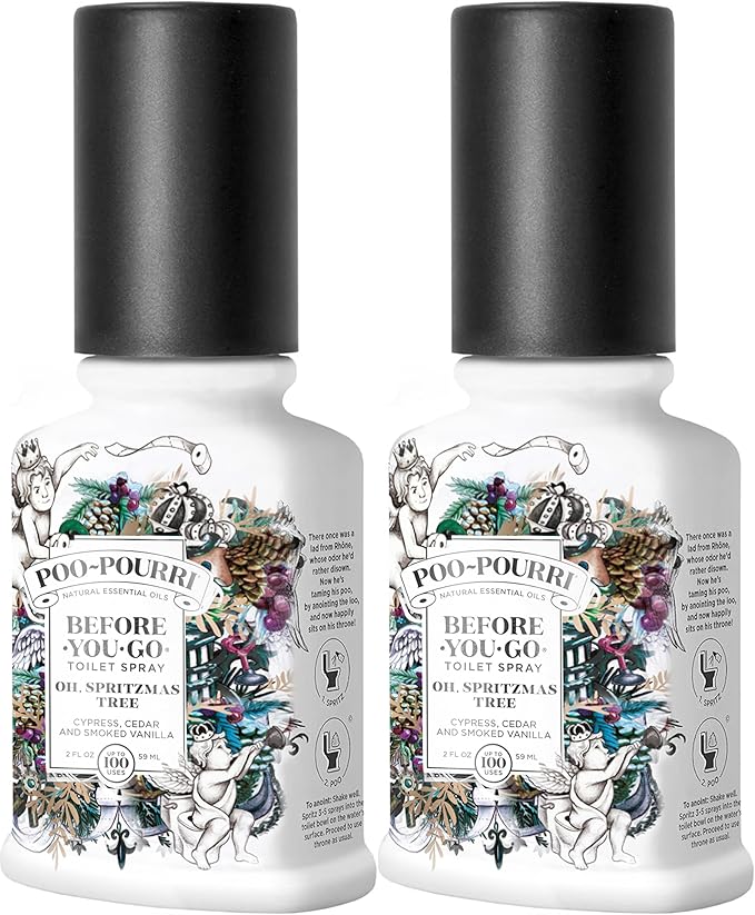 Poo-Pourri Before You Go Toilet Spray 2 Oz Spritzmas Tree, 2 Pack