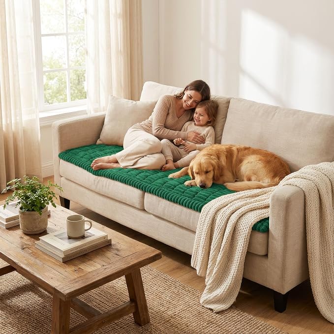 Smiry Couch Cover for Dogs, Non Slip Washable Sofa Protector for Pets | Soft - Image 6