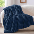 BEDELITE Ribbed Twin Blanket for Couch & Bed, Warm Yet Lightweight, Ribbed by BEDELITE