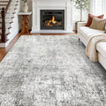RELEANY Washable 9'x12' Abstract Area Rug by RELEANY