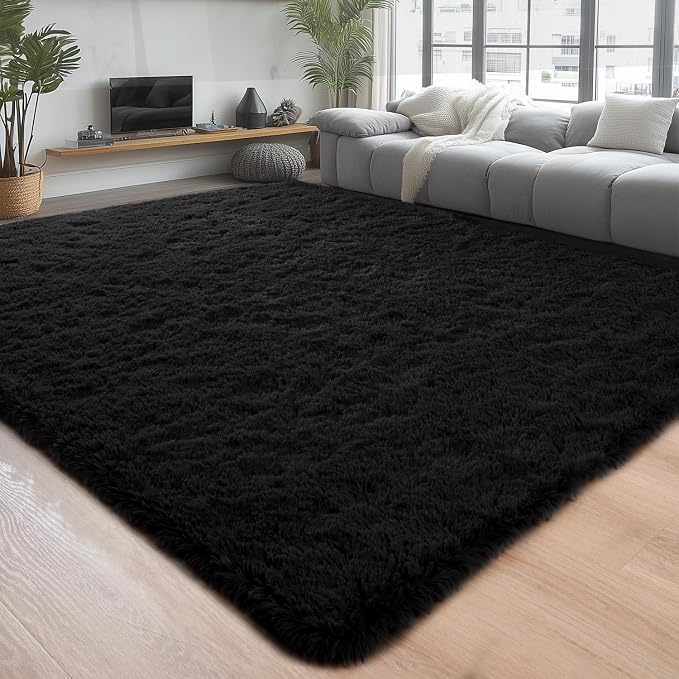 Chicrug Soft Runner Rug for Bedroom Living Room Plush Fluffy Rugs 5x7 | Shag by ChicrugHomeDecor