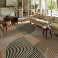 Lahome Modern Rainbow Easy Jute Rug 9x12, Large Nature Rugs by Lahome