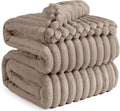 Bedsure GentleSoft Mocha Meringue California King Size Blanket for Couch - Cozy Soft Blankets for Women, Cute Small Fleece Throws for Girls, Birthday Gifts for Women, 102x96 Inches