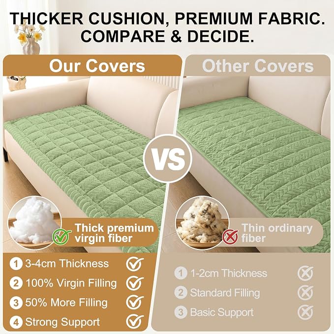 Smiry Couch Cover for Dogs, Non Slip Fuzzy Pet Sofa Covers Washable | Sofa - Image 5