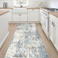 LOONGRUG Runner Rug 2x6 Washable Non-Slip Kitchen Neutral Modern Rug | Abstract by LOONGRUG