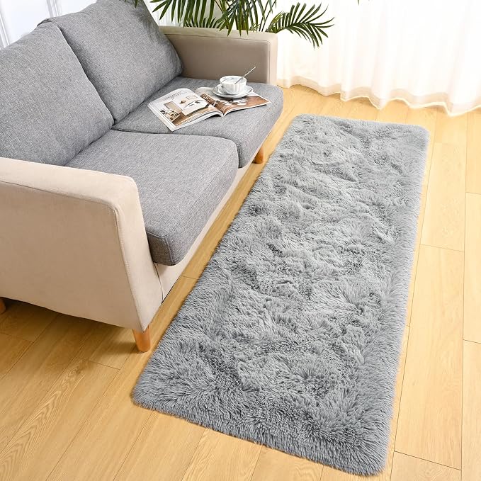 LOCHAS 2x4 Runner Rugs for Hallway, Fluffy Area Rugs for Bedroom - Image 2