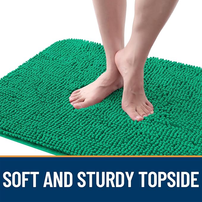 OLANLY Dog Door Mat for Muddy Paws 24x16, Super Absorbent Chenille Mud Mat | - Image 4